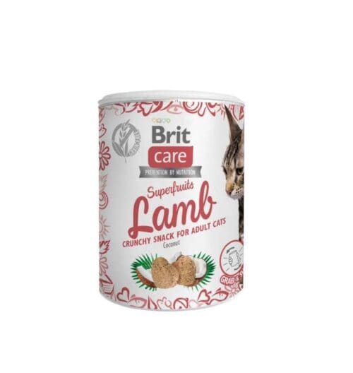 Brit Care Cat Snack Superfruits Lamb 100 g (6)