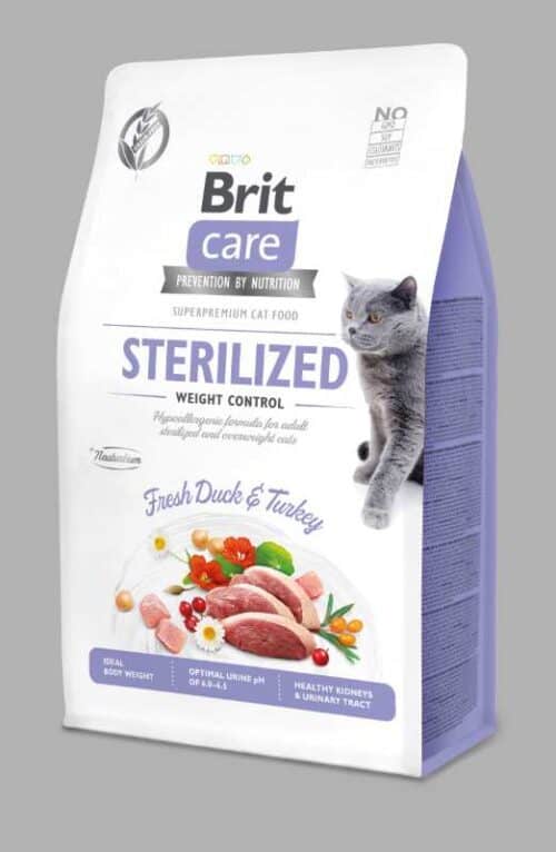 Brit Care Cat - Grain Free - Sterilized / Weight Control 400 g (6)