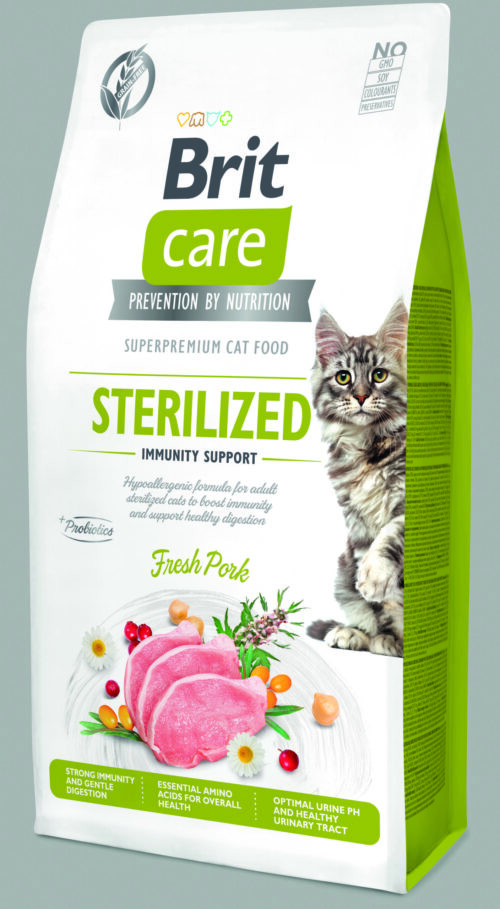 Brit Care Cat - Grain Free - Sterilized / Immunity Support 7 kg